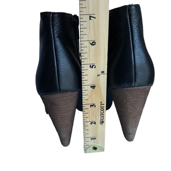 BP. ADDIE Merrywidow Ankle Boots Lace-up Womens Booties Size 6.5 Black Leather - Picture 6 of 9